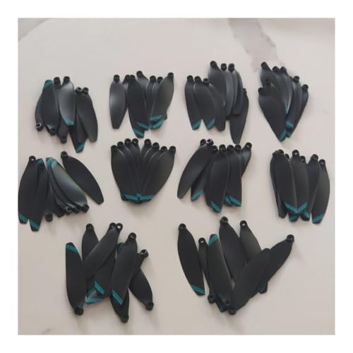 80 STÜCKE Fit for AE7 Pro Bürstenlosen Faltbare RC Quadcopter Drone Ersatzteile Maple Leaf Fan Blade Propeller Flügel von AYrMtH