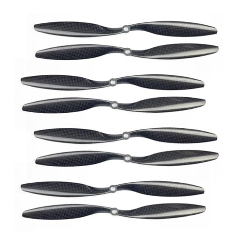AYrMtH 1 Packung mit 4 Paaren passend for 1245 3K Kohlefaser-Propeller CW CCW 12x4,5 CF-Propeller Motormodellflugzeug-Ersatzteile 12 Zoll AYrMtH 1 Packung mit 4 Paaren passend for 1245 3K Kohlefaser-Propeller CW CCW 12x4,5 CF-Propeller Motormodellflugzeug-Ersatzteile 12 Zoll von AYrMtH