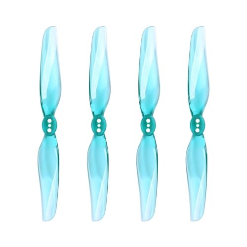 AYrMtH 16 Stück/8 Paare passend for Nazgul 4030 4 Zoll 2-Blatt-Propeller, kompatibel mit 1404-Motor, FPV-Renndrohne-Kit(Crystal Blue) von AYrMtH