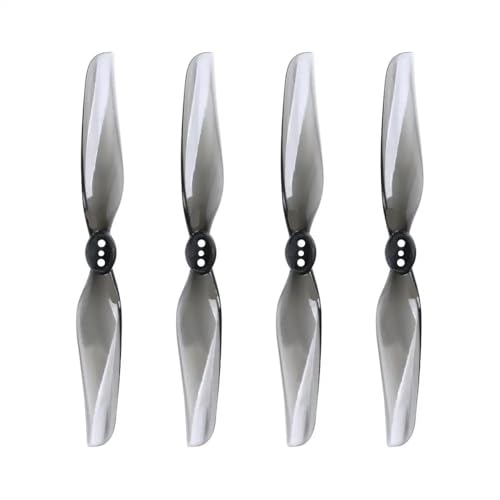 AYrMtH 16 Stück/8 Paare passend for Nazgul 4030 4 Zoll 2-Blatt-Propeller, kompatibel mit 1404-Motor, FPV-Renndrohne-Kit(Crystal Grey) von AYrMtH