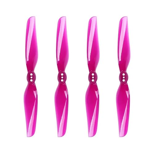 AYrMtH 16 Stück/8 Paare passend for Nazgul 4030 4 Zoll 2-Blatt-Propeller, kompatibel mit 1404-Motor, FPV-Renndrohne-Kit(Crystal Purple) von AYrMtH