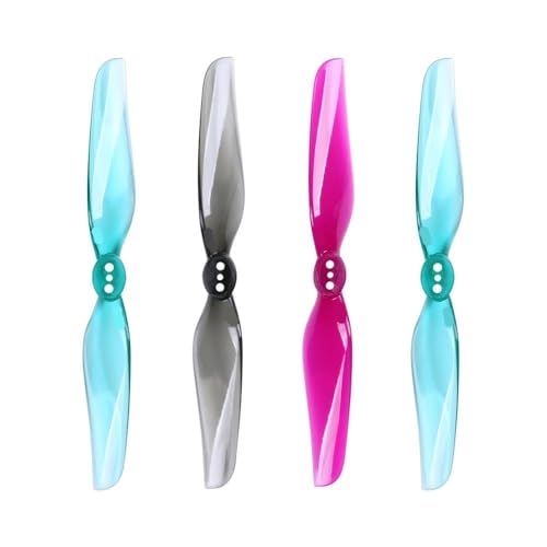 AYrMtH 16 Stück/8 Paare passend for Nazgul 4030 4 Zoll 2-Blatt-Propeller, kompatibel mit 1404-Motor, FPV-Renndrohne-Kit(Mixed Color) von AYrMtH
