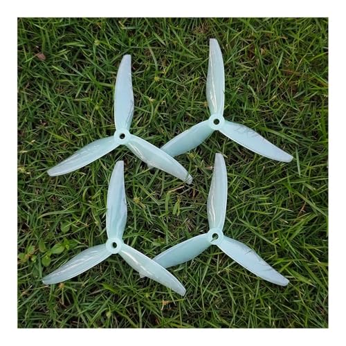 AYrMtH 2/4 Paare passend for T51366 3-Blatt-Propeller 5 Zoll, for RC FPV Drone 2306 2207 Motorenteil(White 2 Pairs) von AYrMtH