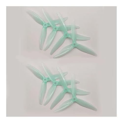 AYrMtH 2/4 Paare passend for T51366 3-Blatt-Propeller 5 Zoll, for RC FPV Drone 2306 2207 Motorenteil(White 4 Pairs) von AYrMtH