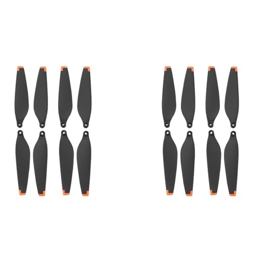 AYrMtH 2/5 Packungen passend for Mini 3 Drohnen-Requisitenblätter, PC-Propellerblätter, Flügellüfter, Ersatz mit Schraubendreher, Drohnenzubehör(2Pack Orange) von AYrMtH