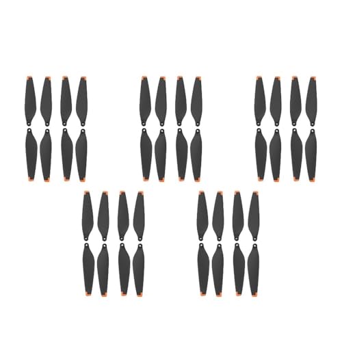 AYrMtH 2/5 Packungen passend for Mini 3 Drohnen-Requisitenblätter, PC-Propellerblätter, Flügellüfter, Ersatz mit Schraubendreher, Drohnenzubehör(5Pack Orange) von AYrMtH