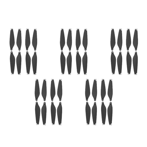 AYrMtH 2/5 Packungen passend for Mini 3 Drohnen-Requisitenblätter, PC-Propellerblätter, Flügellüfter, Ersatz mit Schraubendreher, Drohnenzubehör(5Pack Silver) von AYrMtH