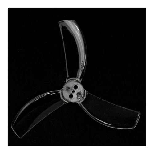 AYrMtH 2 Paar (2L+2R) passend for Gemfan 2820-3/2826-3, geeignet for 200 mm Mehrachsen-Drohnen mit 71 mm Durchmesser(2820-3Transparent) von AYrMtH