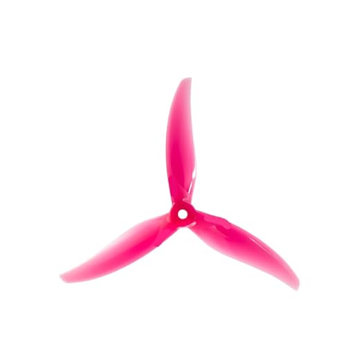 AYrMtH 2 Paare (2cw + 2ccw) passend for Gemfan Proxy 5127.5 5127.5-3 5 Zoll Tri-Blade Freestyle Propeller(Burgundy) von AYrMtH