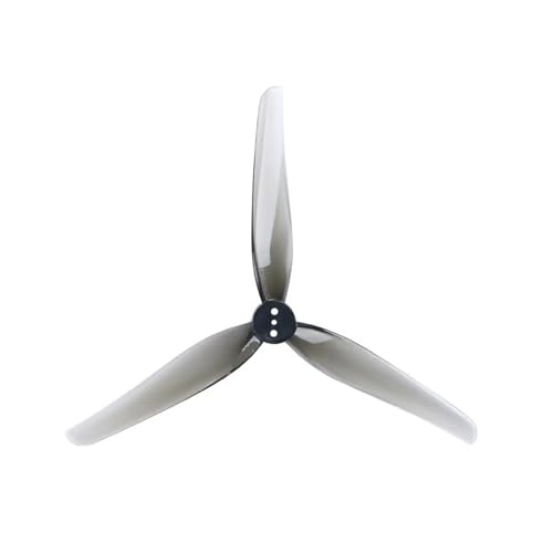 AYrMtH 20 Stück/10 Paare Passend for Nazgul 5030 5 Zoll 3-Blatt/Tri-Blade-Propeller, kompatibel mit 2005-Motor for FPV-Teil(Crystal Grey) von AYrMtH