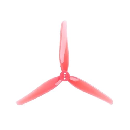 AYrMtH 20 Stück/10 Paare Passend for Nazgul 5030 5 Zoll 3-Blatt/Tri-Blade-Propeller, kompatibel mit 2005-Motor for FPV-Teil(Crystal red) von AYrMtH