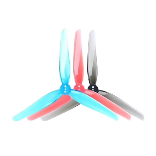 AYrMtH 20 Stück/10 Paare Passend for Nazgul 5030 5 Zoll 3-Blatt/Tri-Blade-Propeller, kompatibel mit 2005-Motor for FPV-Teil(Mixed Color) von AYrMtH