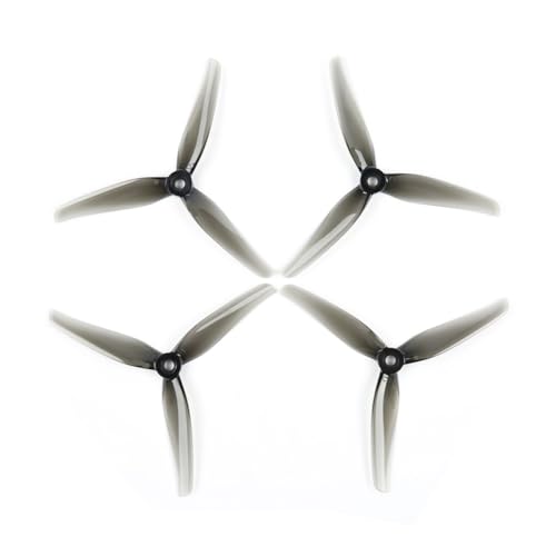 AYrMtH 20 stücke/10 Paar Fit for Nazgul F5 5 Zoll 3 Klinge/tri-Klinge Propeller Prop 5mm Montage Loch for FPV Drone Teil Fit for Nazgul DC5 ECO XL5(Crystal Grey) von AYrMtH