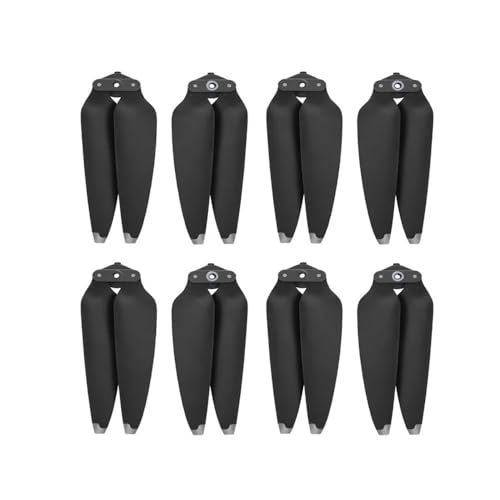 AYrMtH 4/8 Stück 5747F Geräuscharme Klinge Schnellverschluss CW/CCW Propeller Passend for Air 3 Drohnenzubehör(8 Pcs Sliver) von AYrMtH