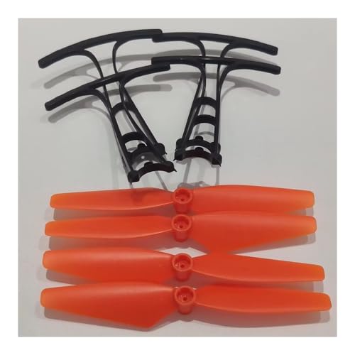 AYrMtH 4 STÜCKE Passend for Z4W Z4 Drohnenzubehör X600W RC Quadcopter Maple Leaf Schutzrahmen + 4 STÜCKE CW CCW Propellerblätter von AYrMtH