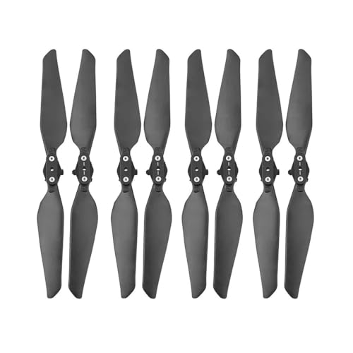AYrMtH 4Pairs Fit for X8 SE 2020/2022 V2 Drone Quick Release Folding Blade Propeller Ersatzteile Ersatz Zubehör(Red) von AYrMtH