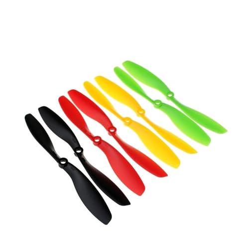 AYrMtH 5 Paare/10 Stück, zufällige Farben, passend for FT 8x4,5 8045/9x4,7 9047/12x4,5 1245 CW CCW Propeller, for RC FPV Multicopter Quadcopter(8045 Mix Colors) von AYrMtH