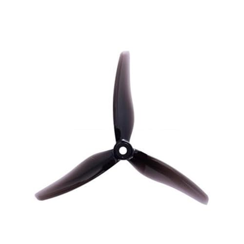 AYrMtH 8 Stück/4 Paar Passend for 51433 5 Zoll 3-Blatt/Tri-Blatt-Propeller CW CCW Brushless-Motor FPV-Propeller FPV-Renndrohne(4 Pair Black) von AYrMtH