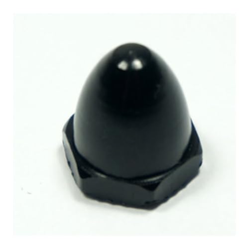 AYrMtH Drohnenzubehör passend for bürstenlosen 2212 kv920-Motor, CW CCW-Mutter M6, 6 mm Wellenpropeller, Feste Mutterkappe(CW Black) von AYrMtH