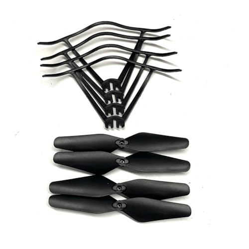 AYrMtH Fit for A17s HJ28 LS11 R2s Propeller Guard Protector Teile G6 Faltbare Quadcopter Q6 RC Drone Klinge(1guard 1blades) von AYrMtH