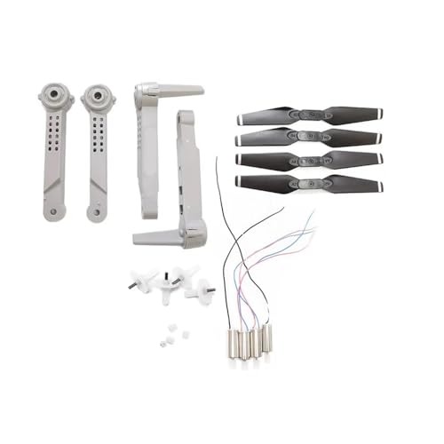 AYrMtH Fit for E99pro Rc Drone Ersatzteile Motoren Motoren E99 Quadcopter Arm Propeller Blades Getriebe(Light Grey) von AYrMtH