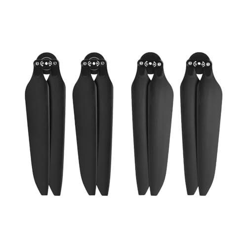 AYrMtH Fit for Evo Max 4T Propeller 2Pairs Drone Kamera Klinge Flügel Schwarz Flügel Klinge Teile von AYrMtH