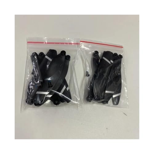 AYrMtH Fit for S136 RC Mini Drone Quadcopter Propeller Zubehör Bürstenlosen Motor S136 64mm Flügel Klingen Teile(16pcs) von AYrMtH