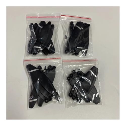 AYrMtH Fit for S136 RC Mini Drone Quadcopter Propeller Zubehör Bürstenlosen Motor S136 64mm Flügel Klingen Teile(32pcs) von AYrMtH