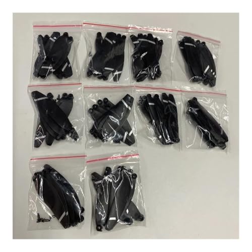 AYrMtH Fit for S136 RC Mini Drone Quadcopter Propeller Zubehör Bürstenlosen Motor S136 64mm Flügel Klingen Teile(80pcs) von AYrMtH