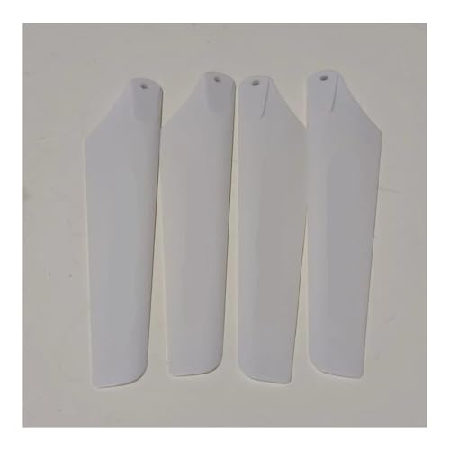 AYrMtH Fit for S39 Hubschrauber RC Flugzeug Klinge Zubehör Ersatz Ersatzteile Rotorblätter(White) von AYrMtH