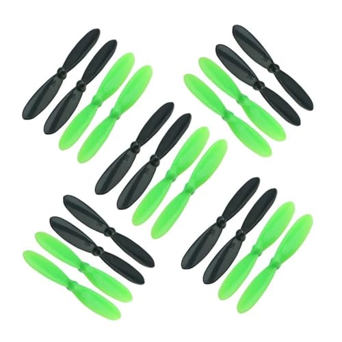 AYrMtH Fit for X4 H107L H107C RC Quadcopter Flugzeugteile Zubehör 20 STÜCKE Propellerblätter Zubehör Ersatzteil von AYrMtH