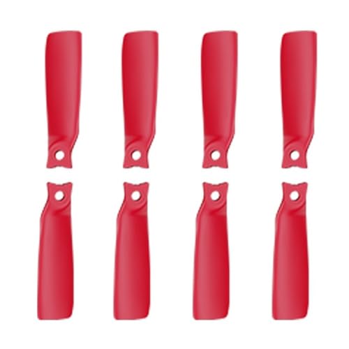 AYrMtH Flip 4022F Leichte Silent Wing PC Drone Ersatz Propeller Flügelblatt Ersatzteil Drone 8 stücke Propeller Fit Für(Red) von AYrMtH
