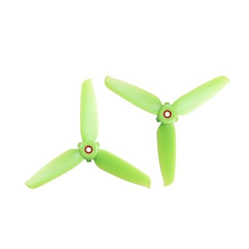AYrMtH Passend for 5328 3-Blatt-Propeller, Öffnung 4 mm, geeignet for FPV-Motorzubehör, Drohnenblätter(2 Pairs Green) von AYrMtH