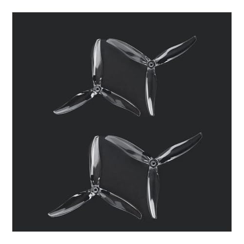 AYrMtH Passend for 7041 Propeller, 3-Blatt-Propellerpaddelhalterung aus Kunststoff, 2 Paare, passend for 2408 1100-kV-Motor, RC-Drohnenflugzeugzubehör(2pairs Clear) von AYrMtH