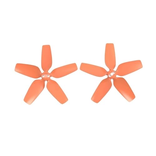 AYrMtH Passend for Avata Blade, bunt, klein, leicht, Flügel, Propeller, Ersatzteilzubehör, bunt, Paddelpropeller(1 Pair orange) von AYrMtH