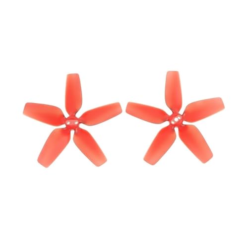 AYrMtH Passend for Avata Blade, bunt, klein, leicht, Flügel, Propeller, Ersatzteilzubehör, bunt, Paddelpropeller(1 Pair red) von AYrMtH
