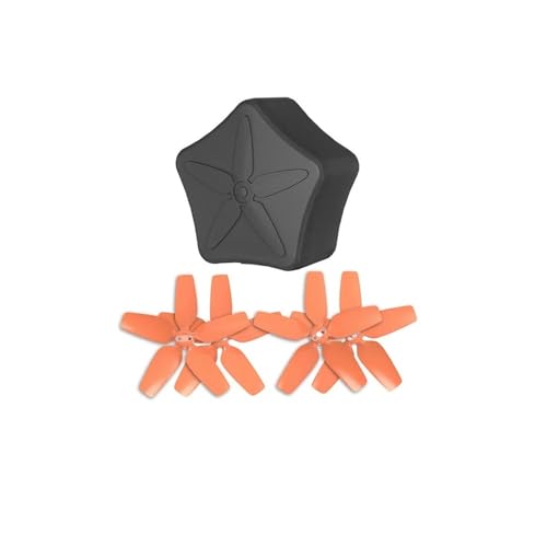 AYrMtH Passend for Avata Propeller Aufbewahrungskoffer Blade Anti-Fall-Schutzbox FPV 2925s Propellerzubehör(4X orange Propeller and Storage Box) von AYrMtH