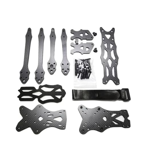 AYrMtH Passend for DC O3 FPV Freestyle RC Racing Drone 5 Zoll 250 225 mm 5 Zoll Kohlefaser FPV 5 Zoll Rahmen Kit(No Print) von AYrMtH