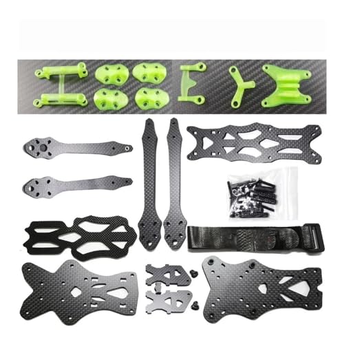 AYrMtH Passend for DC O3 FPV Freestyle RC Racing Drone 5 Zoll 250 225 mm 5 Zoll Kohlefaser FPV 5 Zoll Rahmen Kit(with Print) von AYrMtH