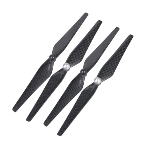 AYrMtH Passend for DIY RC-Flugzeug-Ersatzteil, Kohlefaser-Propeller 1345 mit M8-Schraubenloch, selbstsichernd, CW CCW, 13 x 4,5 Propellerpaddel(1 Pair) von AYrMtH