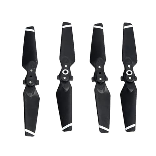 AYrMtH Passend for Drohnen, 4 Stück Schnellverschluss-Klapppropeller(Silver Colored) von AYrMtH