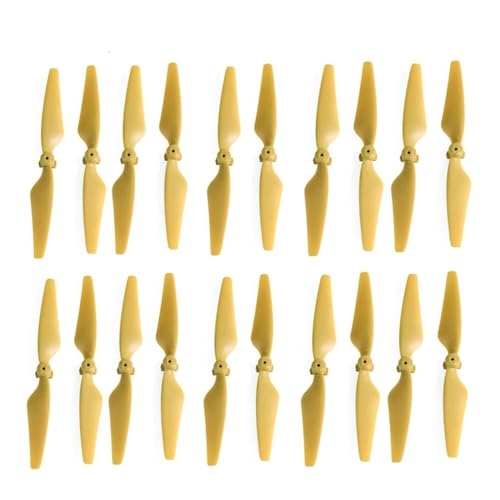 AYrMtH Passend for F22 4K PRO Drone Blades Ersatzteile F22S RC Drone Propeller Zubehör(20pcs Gold Color) von AYrMtH