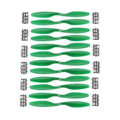 AYrMtH Passend for F450 F550 Quadcopter 1045 Propeller in RC-Teile und Zubehör 6 Paar Propeller 10x4,5 cw/CCW(Green) von AYrMtH