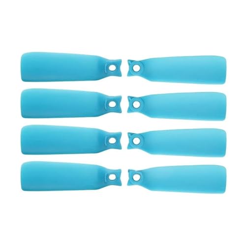 AYrMtH Passend for FLIP Drone Leichte, geräuschreduzierende Klingen Zubehör Propeller-Kit 8-teiliger Ersatzpropeller(Blue) von AYrMtH