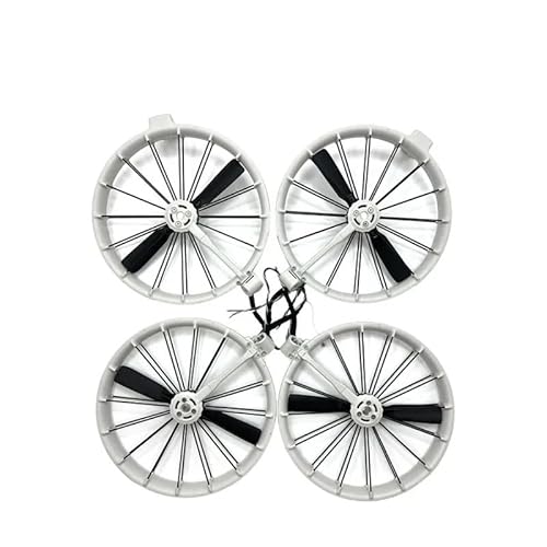 AYrMtH Passend for Flip Anti-Kollision Karosserieschutzschale, mit Motor Drohne Reparaturteile Propellerschutz mit Motor(1 Pair Front) von AYrMtH