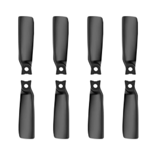 AYrMtH Passend for Flip Drone Quick Release Leichte Flügel Geräuscharme Ersatzteile Zubehör Farbige Propeller(Black) von AYrMtH