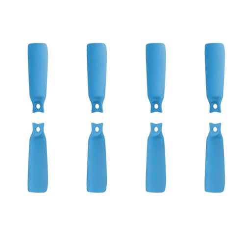 AYrMtH Passend for Flip-Propeller, leichtes, leises Flügel-Drohnenzubehör, bunter Propeller, 8 Stück(Blue) von AYrMtH