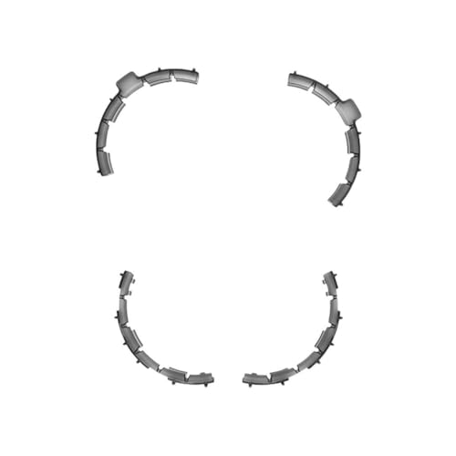 AYrMtH Passend for Flip-Propeller-Antikollisions-Drohnen-Schutzabdeckung, Antikollisions- und Kratzschutz-Antikollisions-Schutzabdeckung(Translucent Black) von AYrMtH