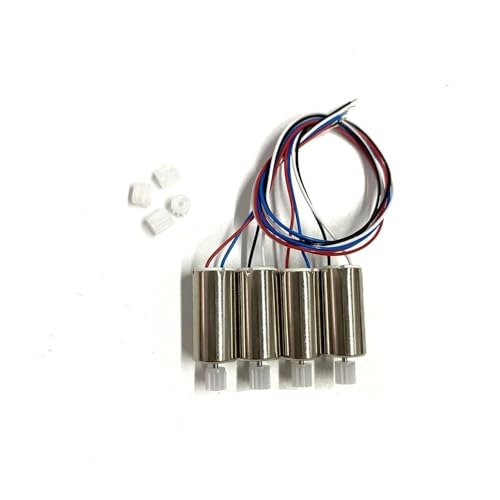 AYrMtH Passend for G6 RC Drone Teile Kit Q6 Blades A17s HJ28 Faltbarer Quadcopter 8 * 16mm Motor Motoren Schutz Propeller Kit(Blue) von AYrMtH