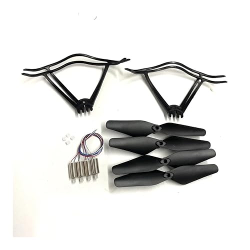 AYrMtH Passend for G6 RC Drone Teile Kit Q6 Blades A17s HJ28 Faltbarer Quadcopter 8 * 16mm Motor Motoren Schutz Propeller Kit(Purple) von AYrMtH
